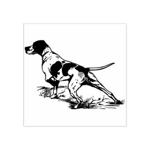 Jakt hund stämpel