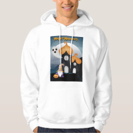 Jakt i happy halloween med korv hoodie
