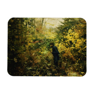 Jakt i skogen (av H.A. Brendekilde) Magnet