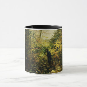 Jakt i skogen (av H.A. Brendekilde) Mugg