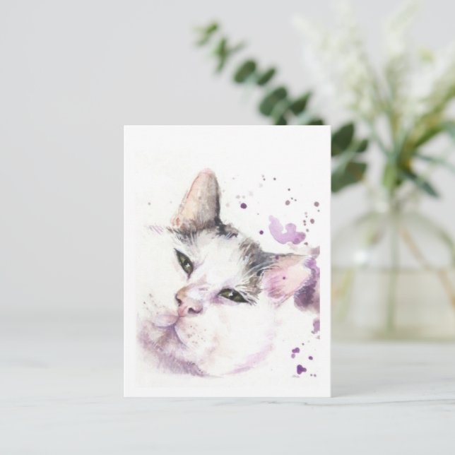 Jakt katt vykort (Stående Fram)