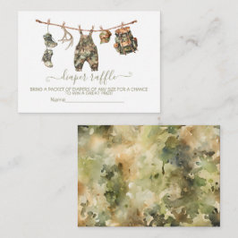 Jakt klädstreck Blöjlotteri kort