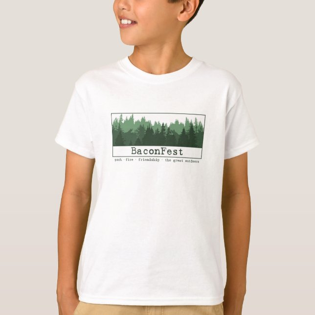 Jakt - kortärmadträdvit XS Tee (Framsida)
