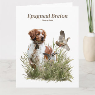 Jakt med Bretagne hund, Art Kort