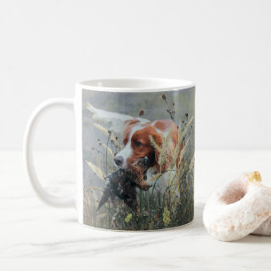 Jakt med Epagneul Breton Kaffemugg
