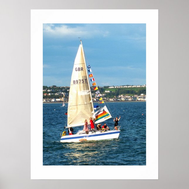 Jakt med flaggor Jersey Poster (Framsidan)