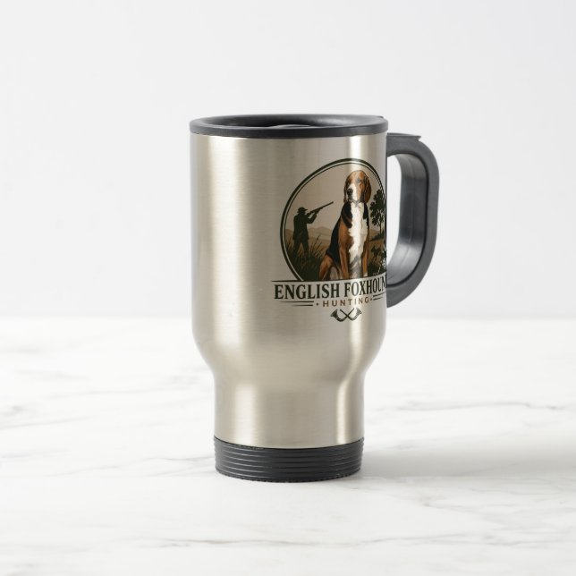 Jakt med hundar  resemugg (Framsida höger)
