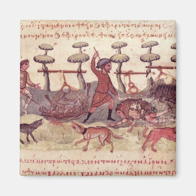 Jakt med nät magnet (Framsidan)