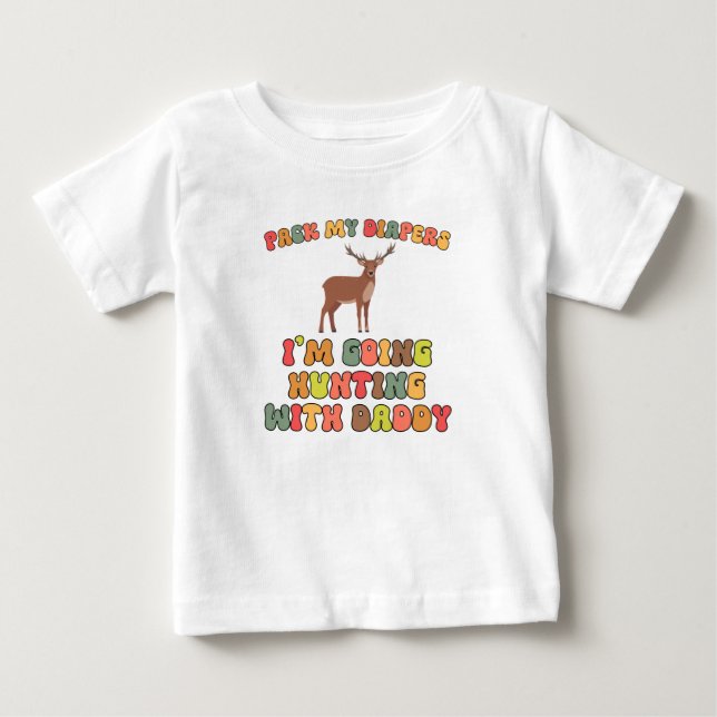 Jakt med pappa t shirt (Framsida)