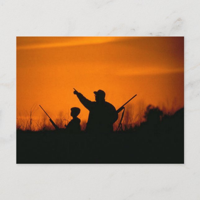 Jakt med Pappa Vykort (Framsida)