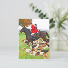 Jakt med sår vykort