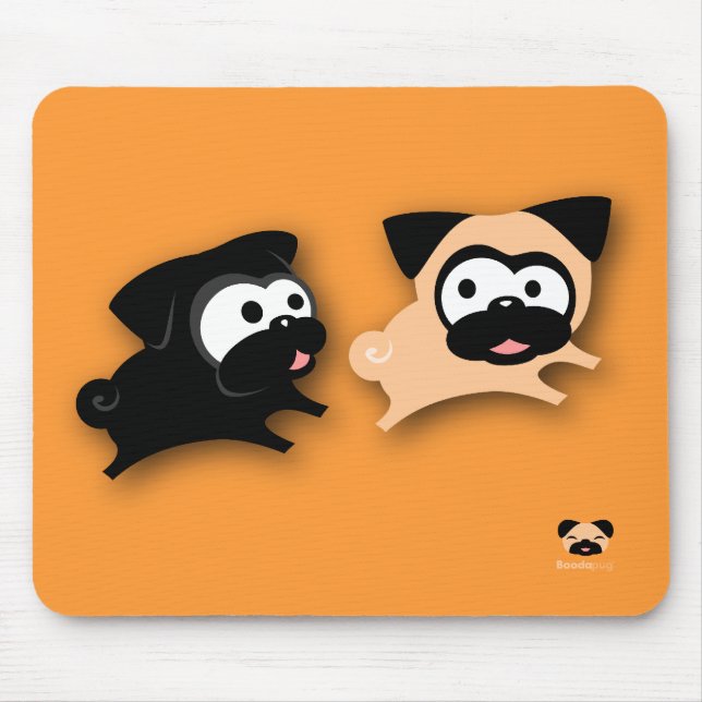 Jakt Mousepad (orangen) Musmatta (Framsidan)