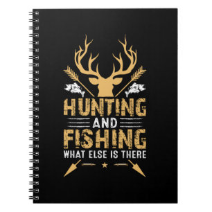 Jakt och fiske som annars finns anteckningsbok