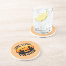 Jakt och fiske utomhus Pillow Beverage Coaster