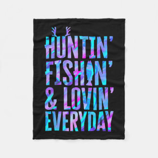 Jakt- och lovingfiske varje dag fleecefilt