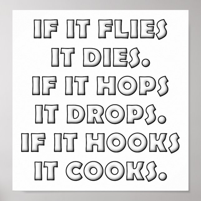 Jakt på Dikt Funny Hunting Poster (Framsidan)