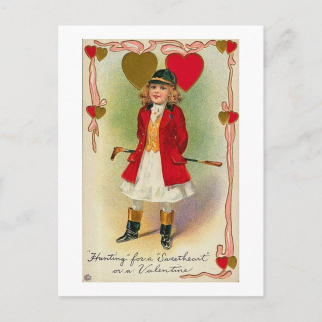 Jakt på en älskling vykort (Framsida)