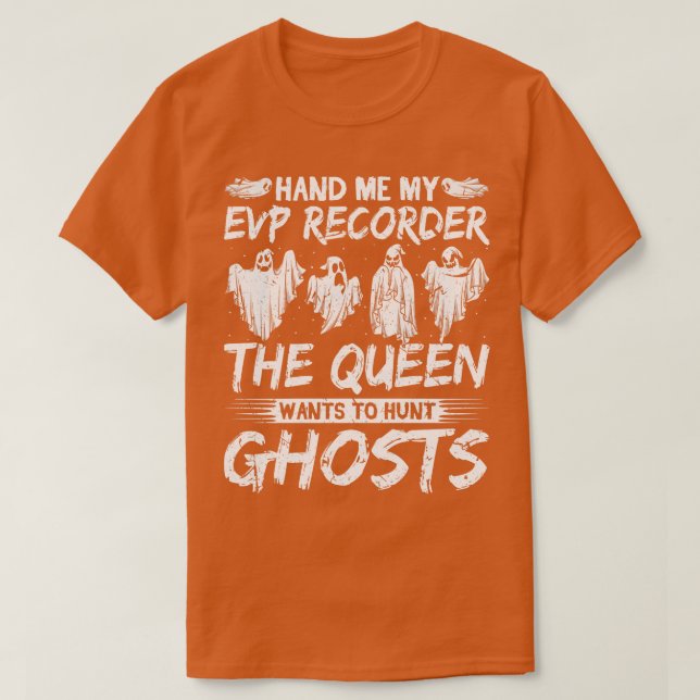 Jakt på Evp Recorder Ghost T Shirt (Design framsida)