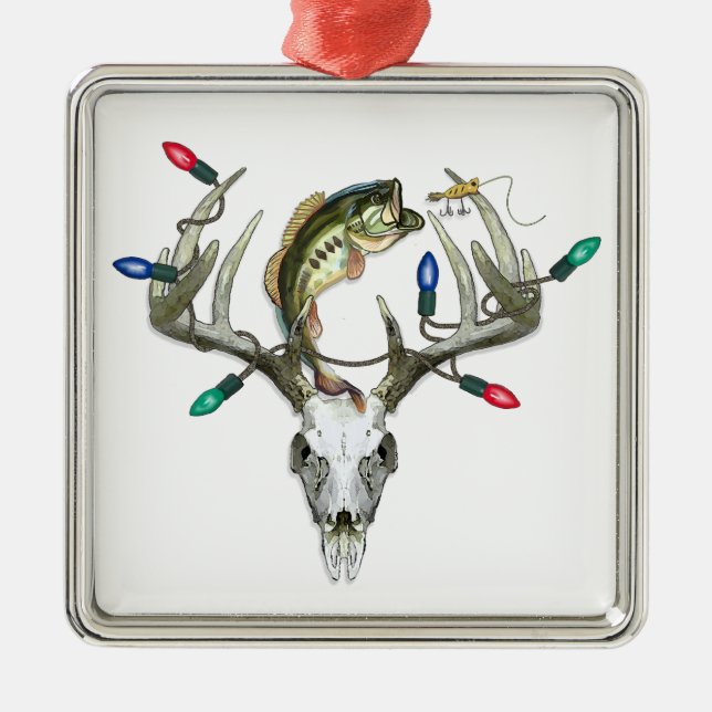 Jakt på fisketullen Ljus Julgransprydnad Metall (Framsidan)