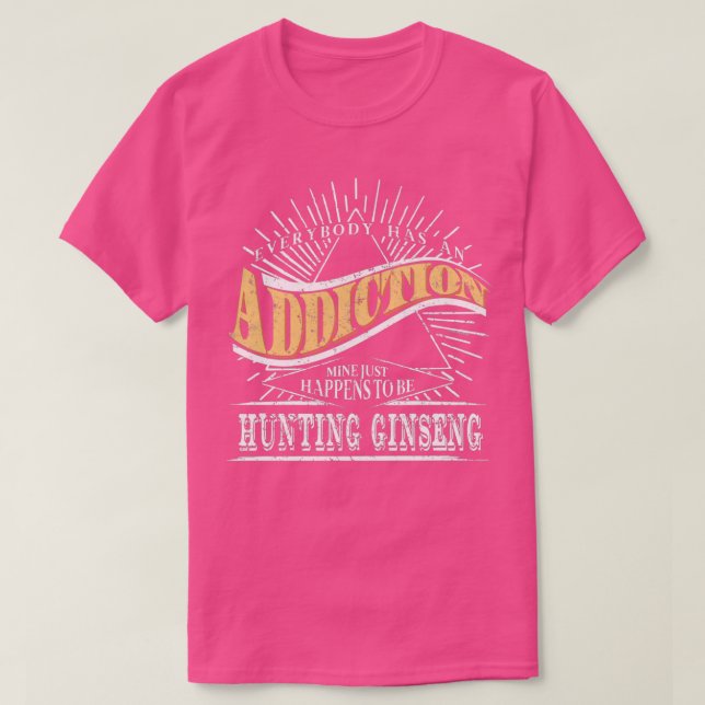 Jakt på Ginseng Gift Ginseng Hunting T Shirt (Design framsida)