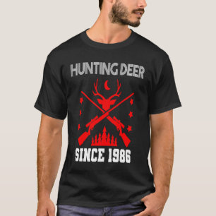 Jakt på hjort sedan 1986 t shirt