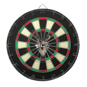 Jakt på hjorthuvud med skalle Sport Darttavla
