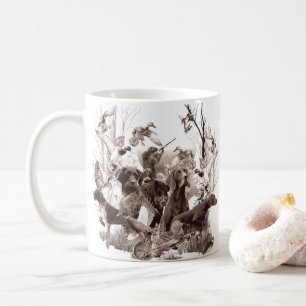 Jakt på hundar,Gun hundar,Jaktsäsong Kaffemugg