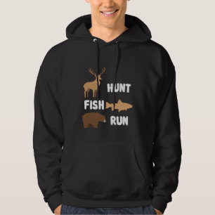 Jakt på jakt på vildmarksjakt hoodie