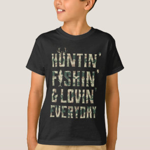 Jakt på laxfisk varje dag t shirt