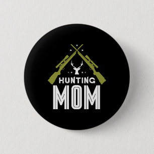 Jakt på Mamma Hunters Hjort Hunter Hunt Mor Mamma Knapp