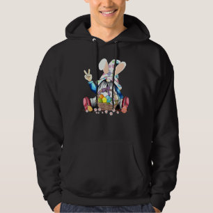 Jakt på Påskägg i påskhare Vår Gnome och b Hoodie