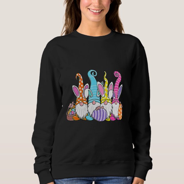 Jakt på Påskägg i påskhare Vår Gnome och b T Shirt (Framsida)