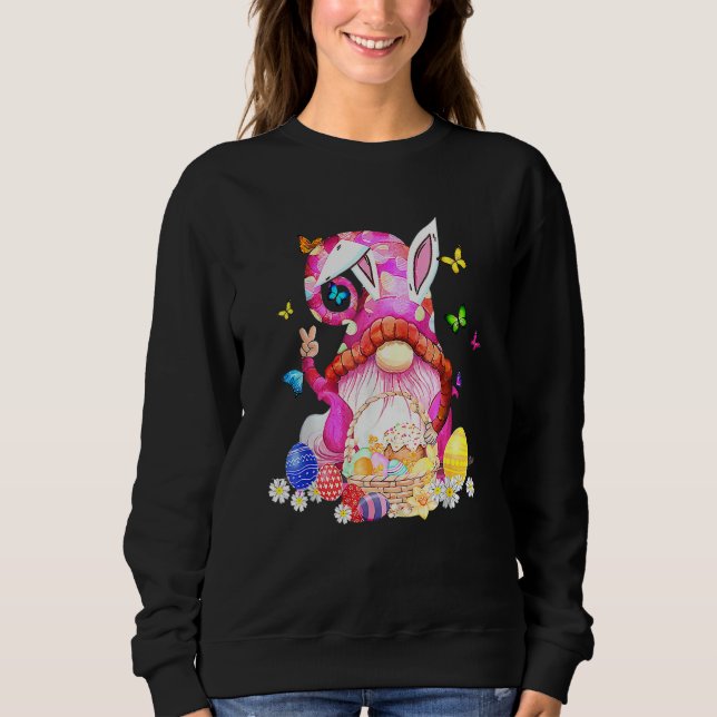 Jakt på Påskägg i påskhare Vår Gnome och b T Shirt (Framsida)