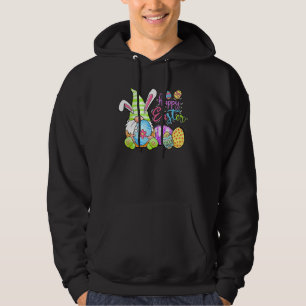 Jakt på Påskägget Cute Bunny Gnomie Vår Gnome Hoodie