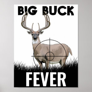 Jakt på storbucksfeber Hjort Poster