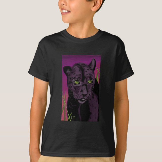 Jakt på svarten för utslagsplats för skymningungar tee shirt (Framsida)