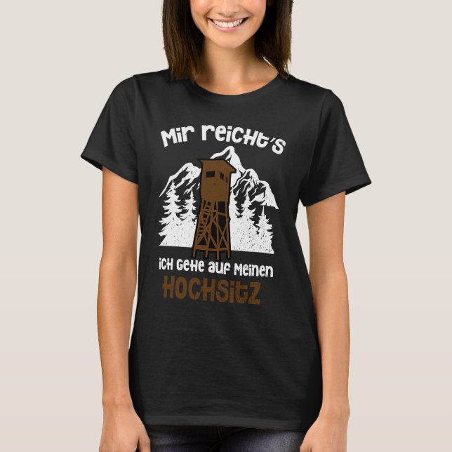 Jakt på Vild för högsätesjakt T Shirt (Framsida)