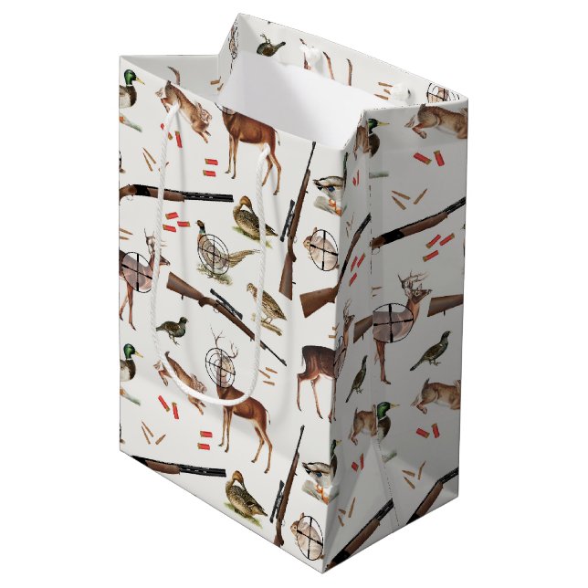 Jakt på vilda djur Utomhusman Pattern (Framsidan Vinklad)