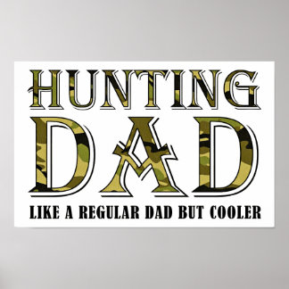 Jakt Pappa Rolig Affisch