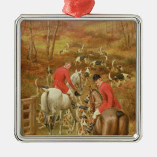 Jakt Plats, 1906 Julgransprydnad Metall