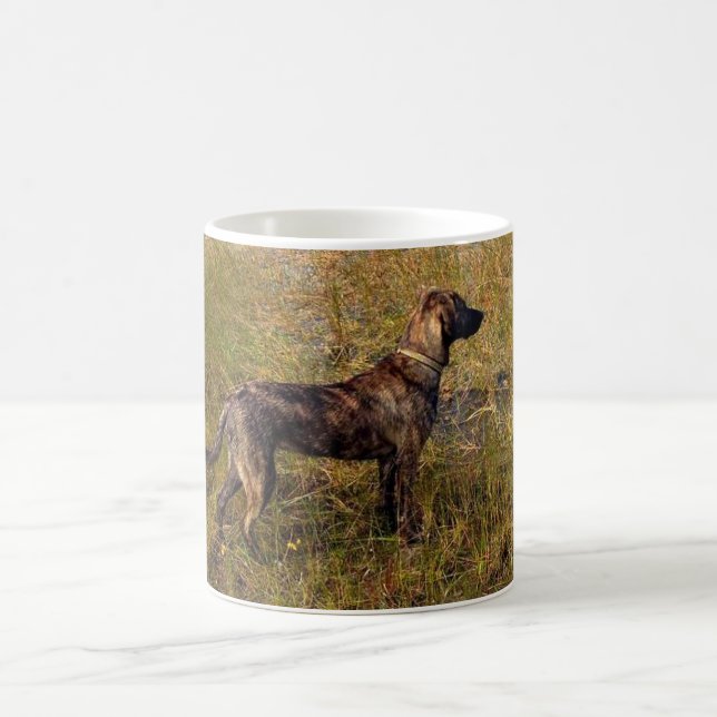 Jakt Plott Hound Hund i Marsh Kaffe Mugg (Center)