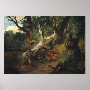 Jakt, Pontine Marshes - Horace Vernet Fine Art Poster