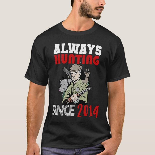 Jakt sedan 2014 t shirt (Framsida)