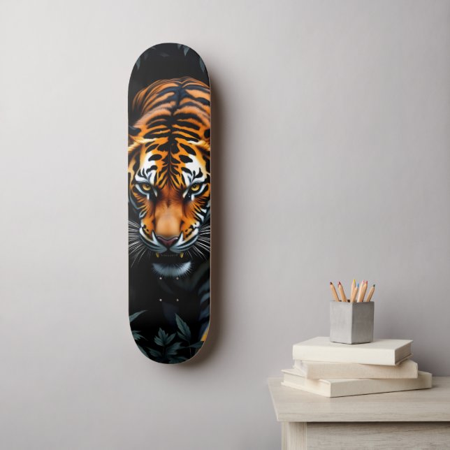 Jakt Tiger Skateboard (Väggkonst)