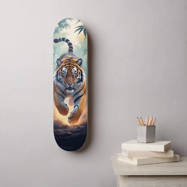 Jakt Tiger Skateboard (Väggkonst)