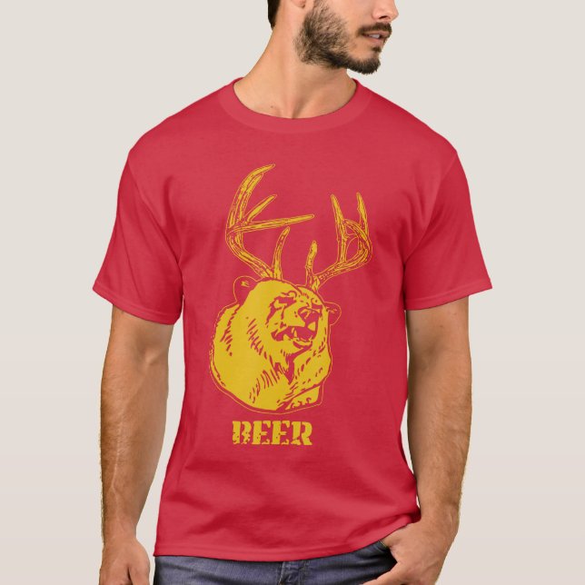 Jakt USA Jägare T Shirt (Framsida)