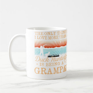Jaktande farfar jakt pappa dag djur skjut kaffemugg