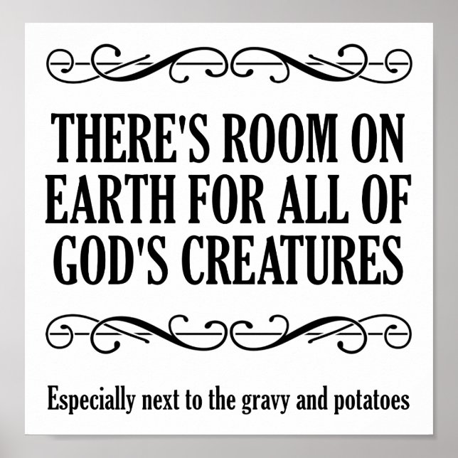 Jaktar på Guds varelser Rolig jakt affisch (Framsidan)