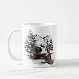 Jaktäventyr på bergsgemse kaffemugg