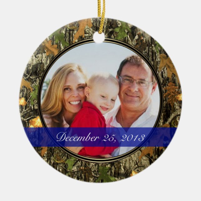 JaktCamo prydnad Julgransprydnad Keramik (Framsidan)